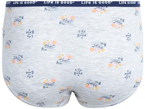 Life is Good Women's Bikini Underwear - 6 Pack Soft Cotton Stretch Fabric Bikini Briefs - Panties for Women (Sizes: S-XL)4