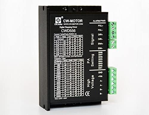 CWD556 2Phase Digital Stepper Motor Drive 20-50VDC 0.1A to 5.6A Compatible with Leadshine DM556 for 23 stepper motor