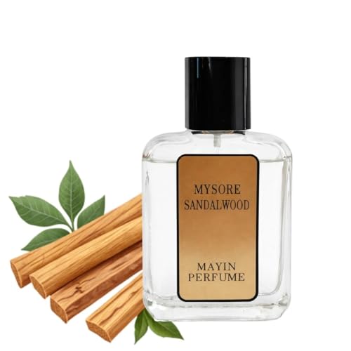 Image of Mayin Mysore Sandalwood Perfume For Men And Women|Luxury Perfume With Long Lasting Fragrance| Eau De Parfum (50 Ml), Liquid