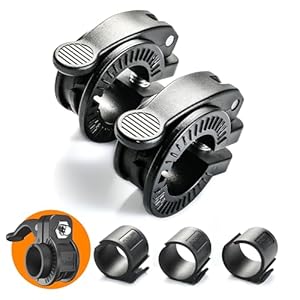 ZY-HUAN Mini Barbell Clips 1 inch I Multi-Size Adjustable Barbell Collar I 1 inch Barbell ClampsIQuick Release Weight Clips Pair of Locking for Dumbbell Bar