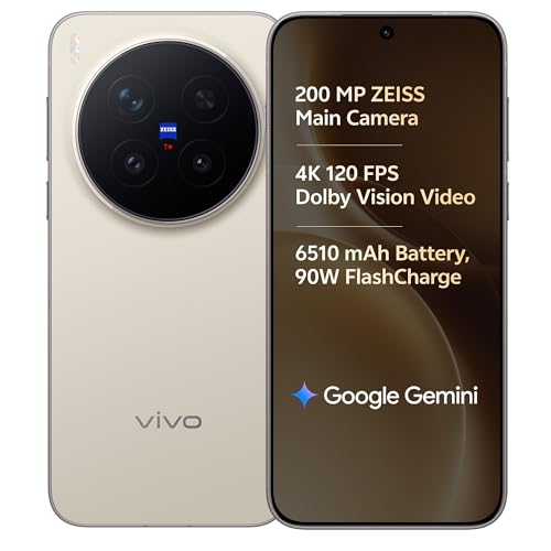 vivo X300 Pro 5G (Dune Gold, 16GB RAM, 512GB Storage) with No Cos...