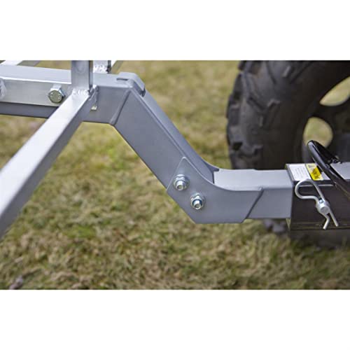 Image of Guide Gear Small ATV UTV Utility Trailer, Hitch Cargo Carrier, Truck Camping, Aluminum