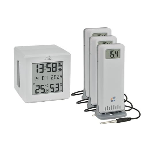 TFA Dostmann TFA.me Starter Set Gateway mit 3 Temperatursender...