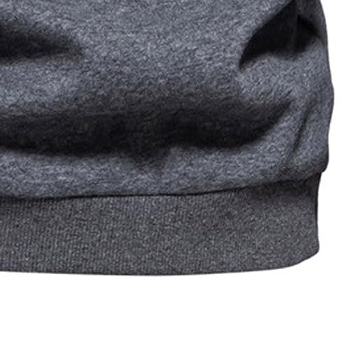 Suéter de gola alta masculino outono inverno manga longa túnica slim pista academia jogger roupa bás