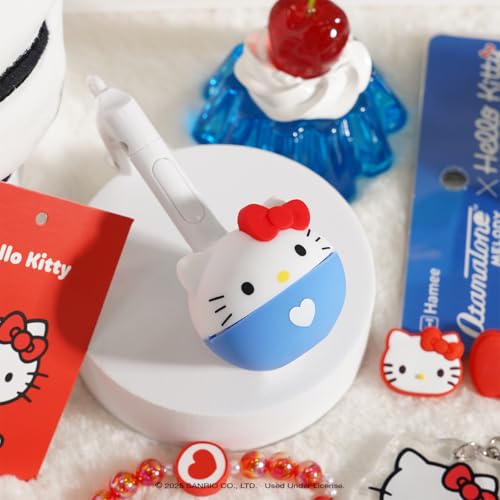 Image of Otamatone Melody Sanrio Electronic Instrument Toy Keychain - Hello Kitty