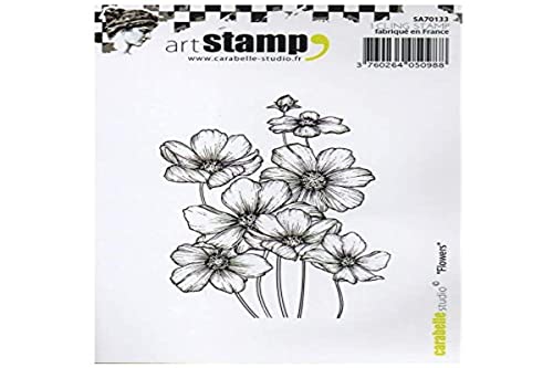 Carabelle Studios SA70133 Carabelle Studio Cling Stamp Art, Stempel Set, Blumen, für Papierbasteln, Stempelprojekte, Kartengestaltung und Scrapbooking Cover