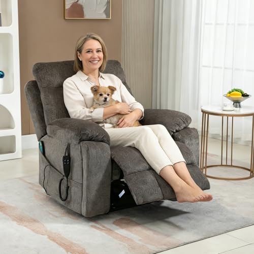 Image of Oversized Power Lift Recliner for Big & Tall 400lbs, 26 inch Wide Seat