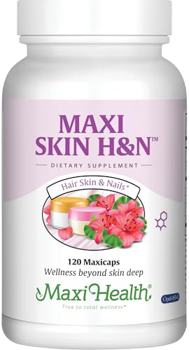 Hair Skin and Nails Vitamins for Women and Men with Hyaluronic Acid, Biotin, Vitamin A, Probiotics - Hair Vitamins for Hair Loss - Hair Growth Vitamins Supplement to Support Body Collagen, 60 Capsules
