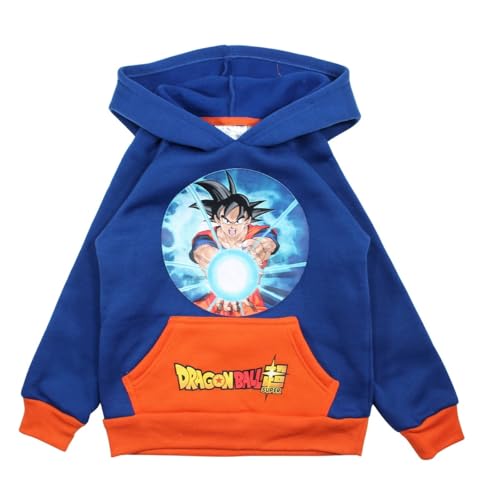 Sweat à Capuche Garçon Dragon Ball Z, Confort et Style, Idéal pour l'hiver, Design Super Héros