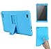 MatrixPad Z1 7 inch Tablet Case, [Kickstand] Shockproof Silicone Case Cover + PC Tablet Bracket Stand Case for Vankyo MatrixPad Z1 7 inch Tablet (Blue)