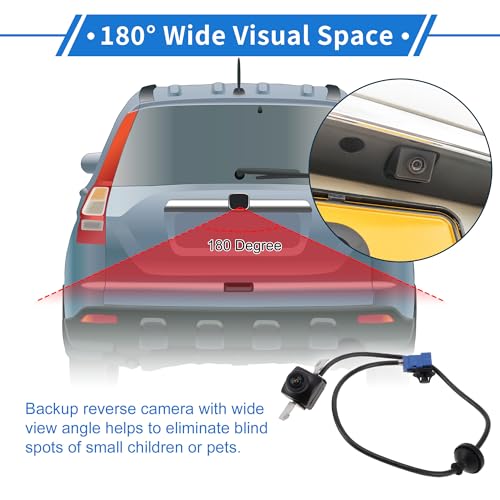 Image of 1 Pcs Rear View Camera for Tesla Model S Model x 2017-2023 License Plate Park Assist Camera Backup Reverse Camera Replace No.1061269-00-C