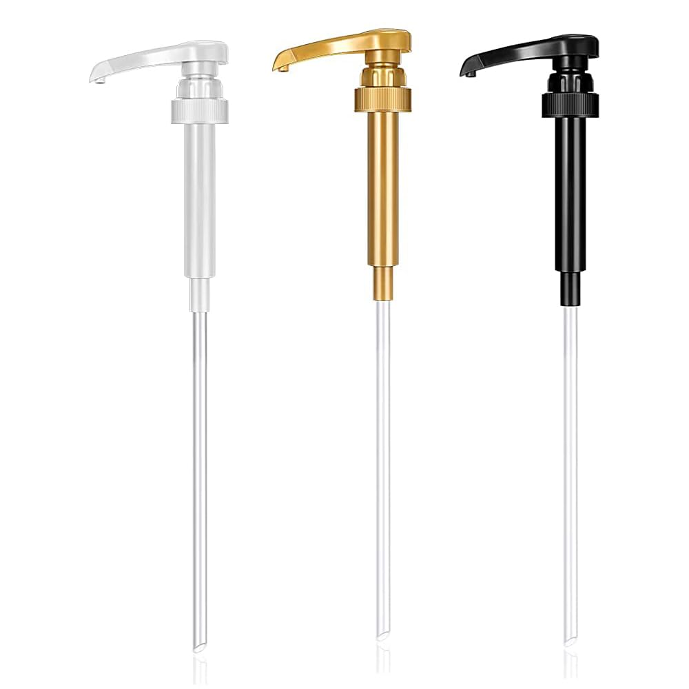 3 piece set Coffee Syrup Pump, Compatible with Torani, DaVinci, Jordans Skinny