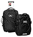Hypath 2-in-1 Convertible Travel Bag - Use as Backpack, Wheeled Carry On, or Stacked Luggage