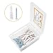 VIGRUE Plastic Self Drilling Drywall Anchors with Screws Kit, 130pcs Hallow Wall Anchors Set