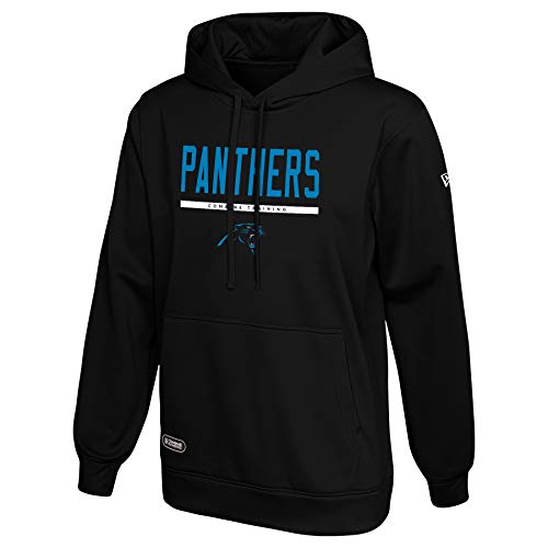 New Era NFL Men's Safety Fleece Pullover Hoodie, Carolina Panthers Small