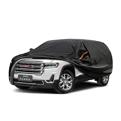 Image of GUNHYI 7 Layer SUV Car Cover Custom Fit GMC Acadia (2016-2025) Waterproof All Weather, Heavy Duty Outdoor Snow Sun Rain Uv Protection (Ships from US Warehouse, Delivery 3-8 Days)