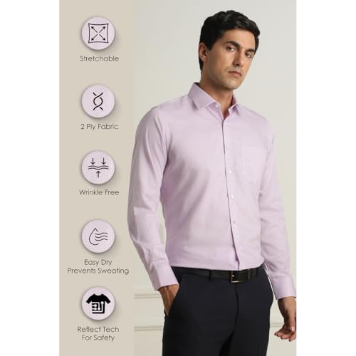 Image of Van Heusen Men's Cotton Slim Fit Durapress Superior Textured Shirt