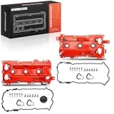 A-Premium Upgraded Aluminum Left and Right Engine Valve Cover with Gasket, Bolts & Oil Filler Cap Compatible with Infiniti Q50 2014-2018, Q70 2014-2018, EX35, FX35, G35, M35, M35h & Nissan 350Z