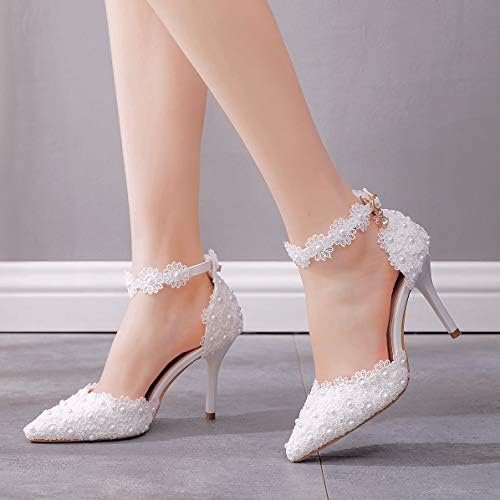 white high heel sandals for wedding