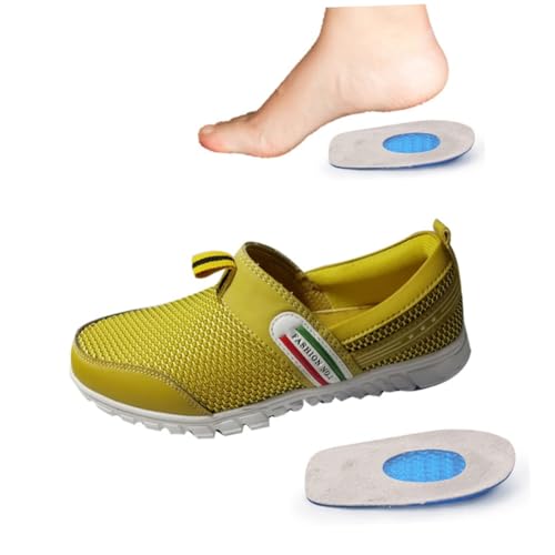 Plantillas de Gel Elásticas para Talón Talla 36-40 Azul miniatura 2