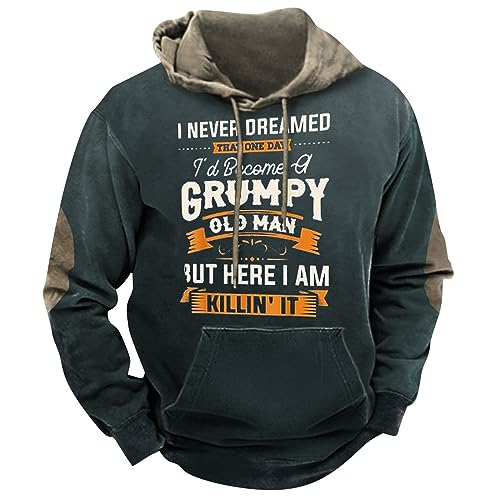 Hoodie Herren Reißverschluss Pullover Für Herren Hoody Herren Mit Kapuze...