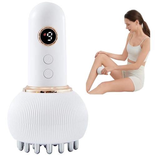 Yuonry Lymphatic Drainage Massager & Anti Cellulite Massage Tool, Helps Reduce Stretch Marks & Cellulite, for Legs, Arms & Belly, Body Sculpting Machine with Microcurrent, Light, Heat & Vibration