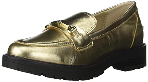 Sam Edelman Girls Tully Mini Loafer, Gold Leaf, 4 Big Kid