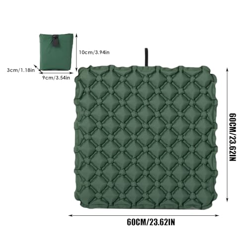 Coussin de siège gonflable portable de soutien pour assise prolongée - 6