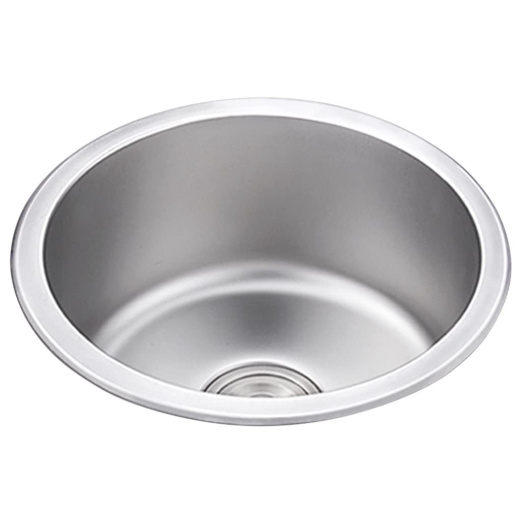 Single Bowl Bar Prep Stainless Steel With & Drain Silver RV Sink Drop-In Or Undermount