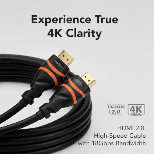 Image of FRONTECH High-Speed HDMI 2.0 Male to Male Cable, 1.5m, 4K @ 60Hz, 18Gbps, Gold-Plated Connectors, HDR Ready, ARC Support, 1 Year Warranty (NC-0065)