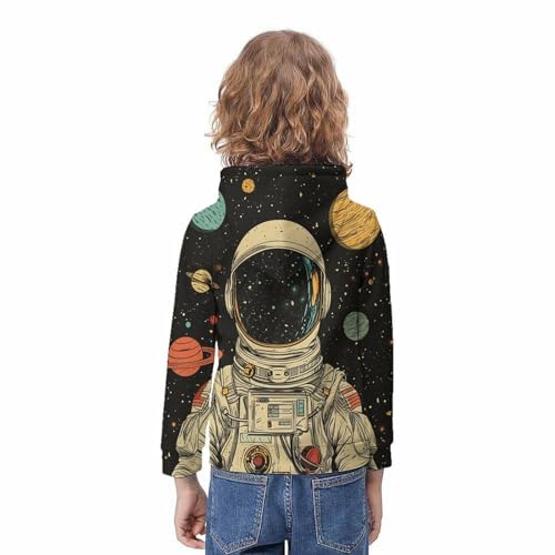 Pull à capuche astronaute pour le collège et les loisirs des garçons - 4
