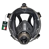 MIRA Safety CM-I01 Full-Face Industrial-Grade Gas Mask with 40mm NATO Filter Compatibility and Advanced Valve Design (Olive Green)