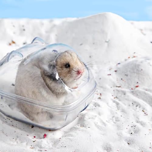 DR.DUDU Hamster Bath Sand, 6.6lb Dust Free Desert Sand or Potty Litter Sand for Hamster Chinchillas Gerbil Syrian Mice Small Animals (White, Flower Smell) - Image 5
