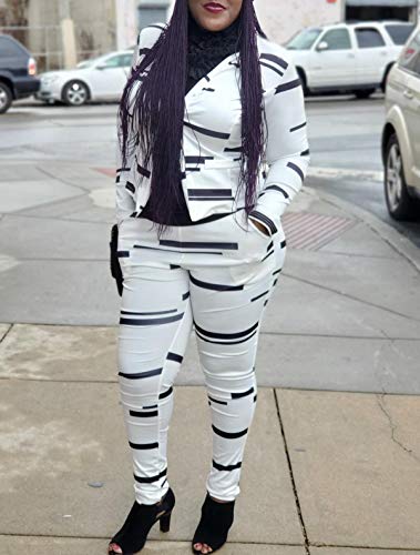 Chic & Comfy: The Perfect Two-Piece Striped Suit - Image 6