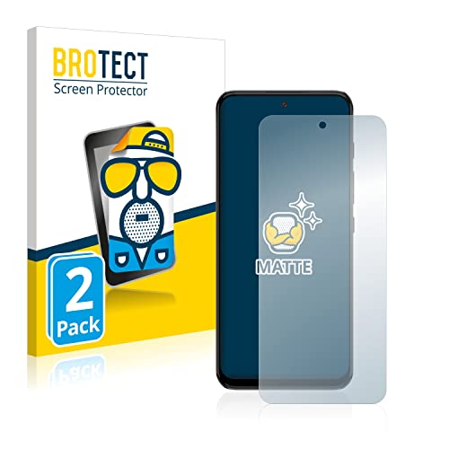 BROTECT Protector Pantalla Anti-Reflejos para Motorola Moto G71 5G (2 Unidades) Película Mate Anti-Huellas