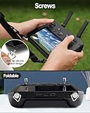 LKTOP Lanyard Neck Strap for DJI rc 2/Pro/Smart Controller Accessories, Mini 4 Pro Adjustable Leather Lanyard for DJI Mini 4/3 Series, Air 3/Air 2S, Mavic 3 Series (50-63", with Screws), Black - Image 4