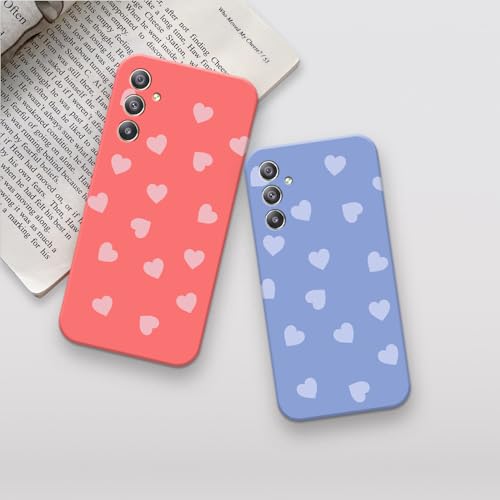Image of COLORflow Back Cover Compatible with Samsung A34 5G | Heart Celestial Color Customized Back Cover Compatible with Samsung Galaxy A34 5G