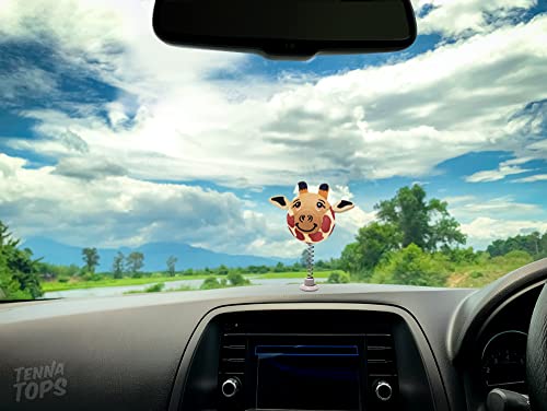 Tenna Tops Giraffe Car Antenna Topper/Cute Dashboard Accessory (Fits Fat Stubby Antenna) #TOP4