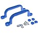 Produktbild Homyl 1 Paar hochwertige Haltegriffe Handläufe, Ideal für Klettergerüste, Baumhäuser und Spielhaus - Blau