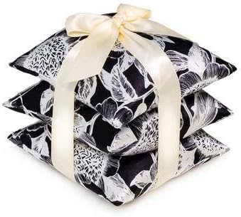 Carmel Daisy ElizabethW Silk Sachet Ribbon Tied Set of 3