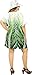 HAPPY BAY Women's Beachwear Summer Swim Beach Dress Cover Ups for Swimwear Women Short Fall Swimsuit Coverups for Women Tops XL-XXL Jade, Palm Leaves