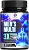 Suplemento multivitamínico para hombres - Multivitamínico diario completo para hombres con vitamina B12, A, C, D, E, zinc, calcio, hierro, folato - salud inmunológica y apoyo energético - alta potencia y no transgénico - 60 cápsulas 2
