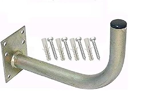 K M Electronics® Heavy Duty Satellite Sky Dish TV Aerial CCTV Wall Mount L Shaped Bracket