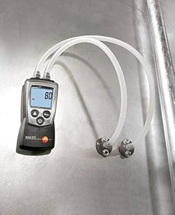testo 510 Digital Manometer I Dual-Port Differential Pressure Meter for air Conditioning Systems and Ventilation ducts | Air Conditioning Systems, Ventilation Ducts