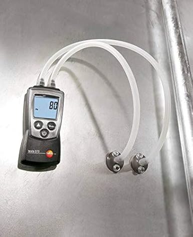 testo 510 Digital Manometer I Dual-Port Differential Pressure Meter for air Conditioning Systems and Ventilation ducts | Air Conditioning Systems, Ventilation Ducts