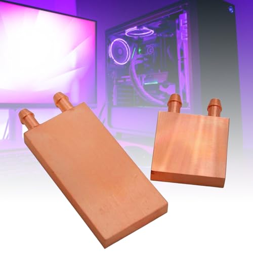 Refrigerador líquido de aluminio para CPU y GPU con base de bronce 4