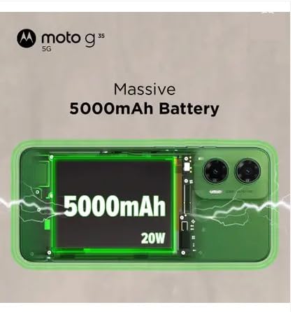New Year Sale Motorola G35 5G (Leaf Green, 128 Gb) (8 Gb Ram)