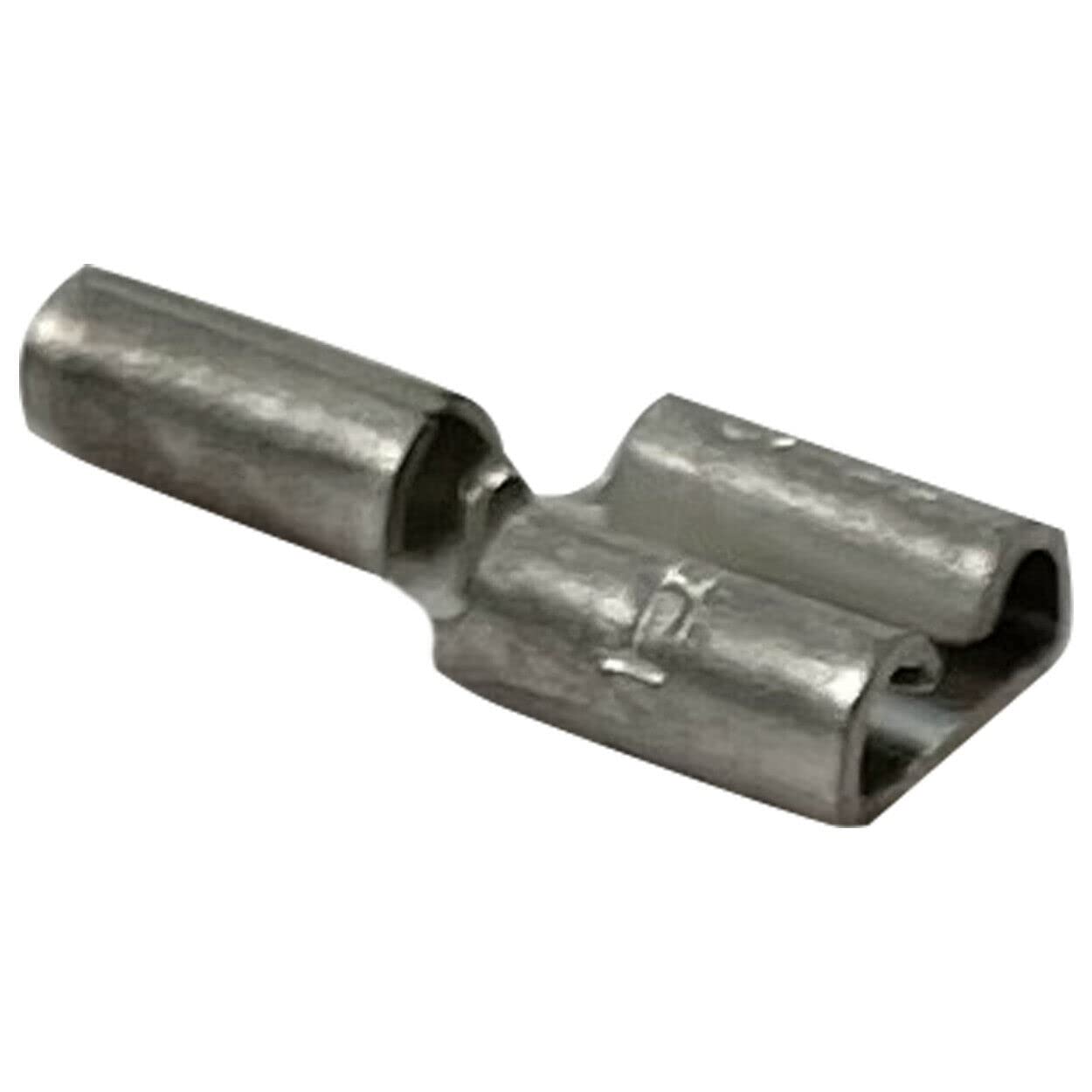 (1000) Non-Insulated 22-18 Gauge Female Quick Disconnect Connector .187 Stud Electrical Wire Terminal - USA