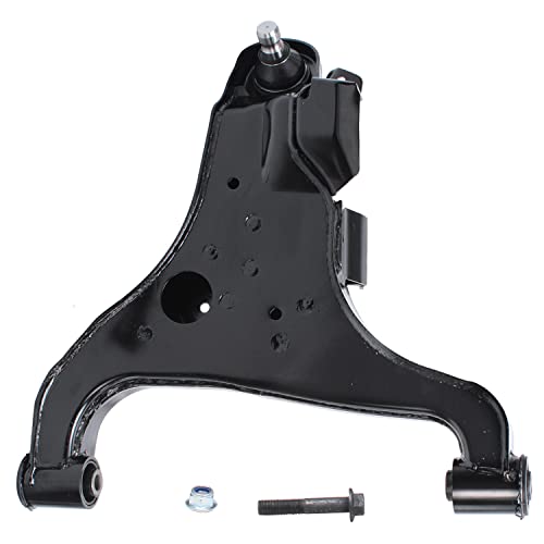 Image of Detroit Axle - 8pc Front End Kit for 2004-2010 Infiniti QX56, 2004-2015 Nissan Pathfinder Armada Titan, Lower Control Arms Tie Rods Boots 2005 2006 2007 2008 2009 2011 2012 2013 2014 Replacement