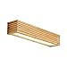 Produktbild QZz Badezimmer Massivholz-Wand-Lampe, feste hölzerne Spiegel-vordere Lichter, wasserdichtes Holz ( größe : 12w35cm )